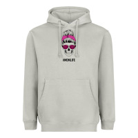 Moon Dust Pink Glitter, Leopard Pattern Mom Skull Heavyweight Hoodie - Bettercallsaul