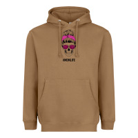 Toasted Coconut Pink Glitter, Leopard Pattern Mom Skull Heavyweight Hoodie - Bettercallsaul