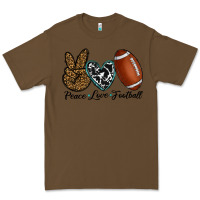 Cacao peace love football Premium Tee - RanaPortraitStore