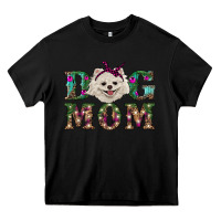 Black Christmas dog mom Pomeranian Heavy Core Tee - RanaPortraitStore