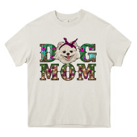 Cream Christmas dog mom Pomeranian Heavy Core Tee - RanaPortraitStore
