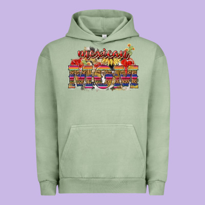 Mexican Mom Mexico Urban Hoodie Designed By Howdyjamesfarm