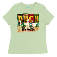 Matcha christmas duck the halls Ladies Tee - Zillion Design Studio