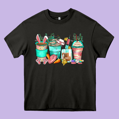 Easter Nurse Coffee Cups Heavy Core Tee Designed By Zillion Design Studio