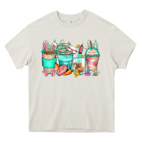 Cream easter nurse coffee cups Heavy Core Tee - Zillion Design Studio