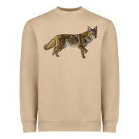 Mushroom coyote Heavyweight Sweatshirt - LillyAllenDesigns