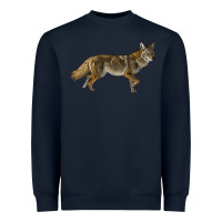 Navy coyote Heavyweight Sweatshirt - LillyAllenDesigns
