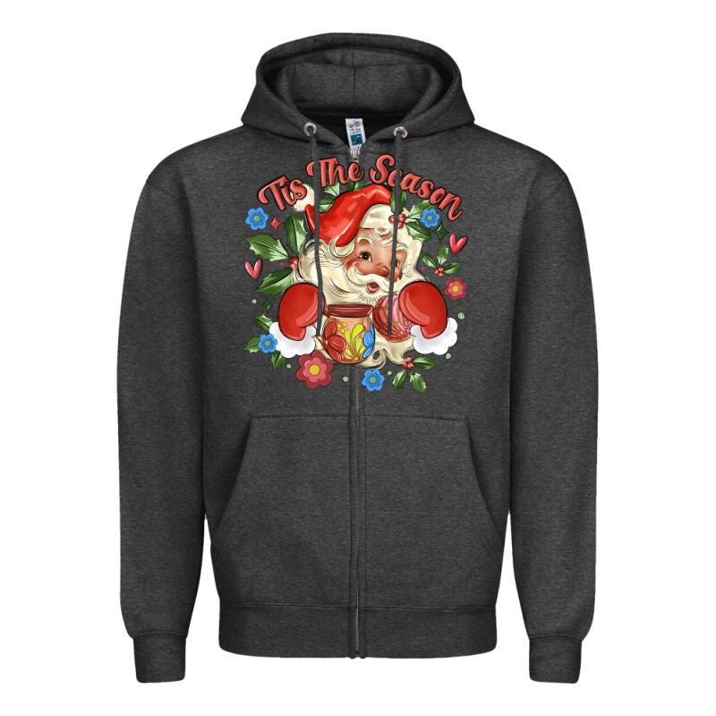 Mexican Santa Zipper Hoodie by MaliasSmallBusiness | Teevron