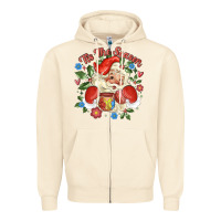 Sandshell mexican santa Zipper Hoodie - MaliasSmallBusiness