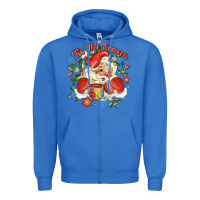 True Royal mexican santa Zipper Hoodie - MaliasSmallBusiness