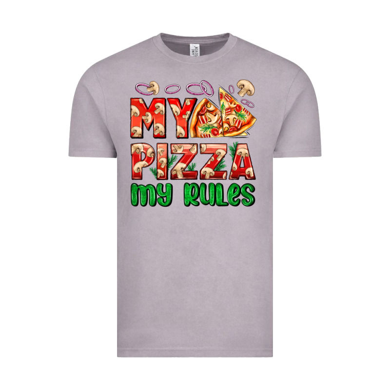 My Pizza  My Rules Vintage Tee by AdoDesignShop | Teevron