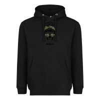 Black Camouflage Pattern Mom Skull Heavyweight Hoodie - Bettercallsaul