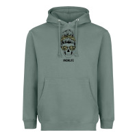 Sage Camouflage Pattern Mom Skull Heavyweight Hoodie - Bettercallsaul