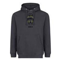 Smoke Camouflage Pattern Mom Skull Heavyweight Hoodie - Bettercallsaul