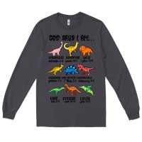 Smoke god says i am dinosaurs handsome Long Sleeve Tee - MaliasSmallBusiness