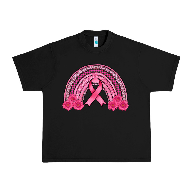 Breast Cancer Rainbow Urban Heavy Tee by AdoDesignShop | Teevron