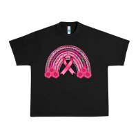 Black breast cancer rainbow Urban Heavy Tee - AdoDesignShop