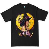 Black Be Witchy Black Witch Premium Tee - texasbilliewilder