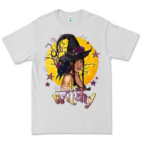 Dove Grey Be Witchy Black Witch Premium Tee - texasbilliewilder