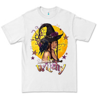 White Be Witchy Black Witch Premium Tee - texasbilliewilder