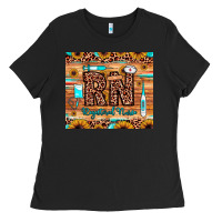 Black rn registered nurse Ladies Tee - JahusDesignShop