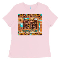 Bubblegum Pink rn registered nurse Ladies Tee - JahusDesignShop