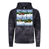 Cloud Black christmas snow truck seamless pattern Vintage Hoodie - BundleAndBundleShop