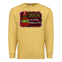 Antique Gold Crocin around the christmas tree Premium Sweatshirt - Bettercallsaul