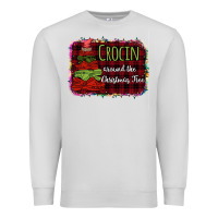 Dove Grey Crocin around the christmas tree Premium Sweatshirt - Bettercallsaul
