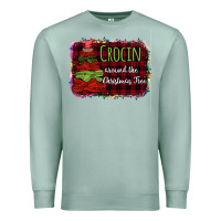 Seafoam Crocin around the christmas tree Premium Sweatshirt - Bettercallsaul