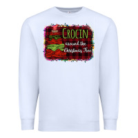 White Crocin around the christmas tree Premium Sweatshirt - Bettercallsaul