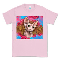 Bubblegum Pink Western Sphynx Cat Classic Tee - LillyAllenDesigns