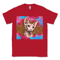 Red Western Sphynx Cat Classic Tee - LillyAllenDesigns