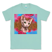 Seafoam Western Sphynx Cat Classic Tee - LillyAllenDesigns