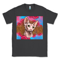 Smoke Western Sphynx Cat Classic Tee - LillyAllenDesigns