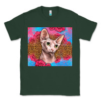 Sports Green Western Sphynx Cat Classic Tee - LillyAllenDesigns