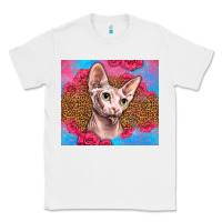 White Western Sphynx Cat Classic Tee - LillyAllenDesigns