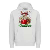 Dove Grey Sweet christmas Premium Hoodie - NancyCooperArtShop