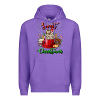 Purple Sweet christmas Premium Hoodie - NancyCooperArtShop