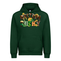 Forest Green Western lucky St. Patrick's Day Urban Hoodie - CowGirlArtShop