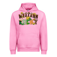 Fuchsia Pink Western lucky St. Patrick's Day Urban Hoodie - CowGirlArtShop