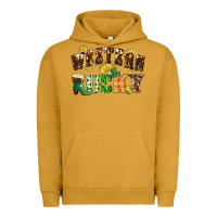 Pigment Peanut Butter Western lucky St. Patrick's Day Urban Hoodie - CowGirlArtShop