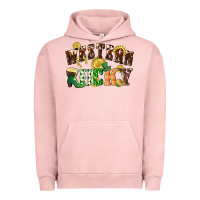 Pigment Salmon Western lucky St. Patrick's Day Urban Hoodie - CowGirlArtShop