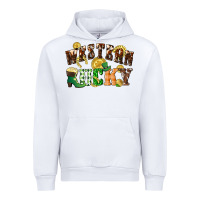 White Western lucky St. Patrick's Day Urban Hoodie - CowGirlArtShop