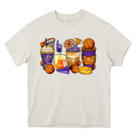 Cream basketball coffee cups Heavy Core Tee - Zillion Design Studio