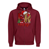 Burgundy er nurse christmas Zipper Hoodie - MaliasSmallBusiness