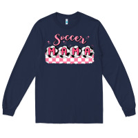 Navy soccer mama Long Sleeve Tee - MaliasSmallBusiness