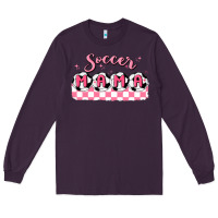 Plum soccer mama Long Sleeve Tee - MaliasSmallBusiness