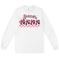 White soccer mama Long Sleeve Tee - MaliasSmallBusiness