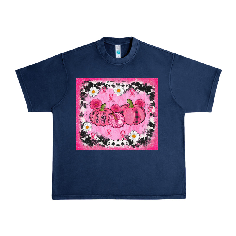 Breast Cancer Pumpkins Urban Heavy Tee by AdoDesignShop | Teevron